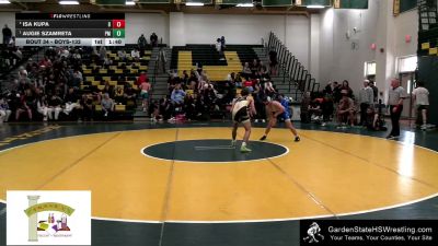 Boys-132 lbs Semifinal - Augie Szamreta, Kierra`s Pain Masters vs Isa Kupa, Brower`s Brawlers