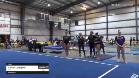 Yunuen Lopez(BB) - Floor, EBG - 2021 Region 1 Women's Championships