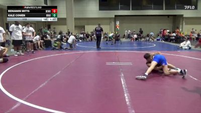 113 lbs Round 2 (6 Team) - Kale Cowen, BRAWL Silver vs Benjamin Mitts, Black Creek WC
