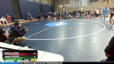 93 lbs Quarterfinal - Johnny Baxter, Punisher Wrestling Company vs Camilla Flores, Piranha Wrestling Club