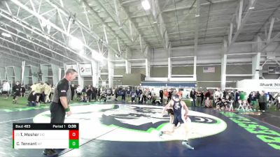 132 lbs Cons. Round 2 - Tate Mosher, Ridgeline vs Colby Tennant, West Field