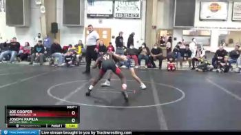 96 lbs Finals (2 Team) - Joseph Papilia, AACo Allstars vs Joe Cooper, Warhawks Black