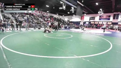 113 lbs Cons. Round 3 - Jayden Castillo, West Covina vs Joshua Velasquez, Heritage
