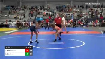 100 lbs Prelims - Tripp Watson, Buffalo Valley Wrestling Club Elem vs Kam Stout, Team 922