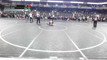 60 lbs 5th Place - Connor Loveall, Team Central WC vs Michael Keen, Rough Riders Wrestling