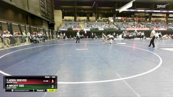 125 lbs Cons. Round 5 - 4 Brody Gee, Saint Mary vs 1 Aden Reeves, Grand View