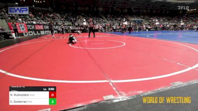 52 lbs Round Of 16 - Ryker Rubinstein, Purler Wrestling Academy (PWA-NWA) vs Cristiano Gutierrez, Region Wrestling Academy