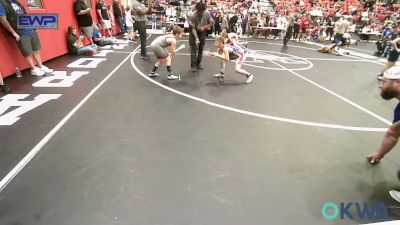 90 lbs Consi Of 4 - Rhett Powers, Tiger Trained Wrestling vs Brantley Allison, Checotah Matcats