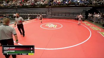 106 lbs Champ. Round 1 - Ethan Sharp, Uintah vs Lucas Evans, Logan