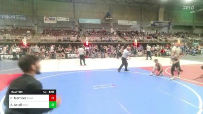 82 lbs Rr Rnd 1 - Davien Martinez, Pomona Elite vs Aiden Axtell, Wolfpack