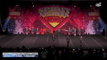 Motor City Cheer - Turquoise [2026 L1 Junior - D2 - Small Day 1] 2026 Spirit Sports Myrtle Beach Nationals