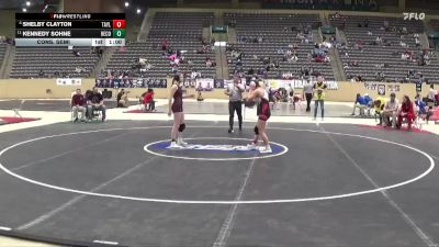 114 lbs Cons. Semi - Kennedy Sohne, Henderson County vs Shelby Clayton, Taylor County