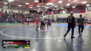 138 lbs Champ. Round 2 - Carmine Martinez, Brawley vs Ian Janetzke, Mt.Carmel