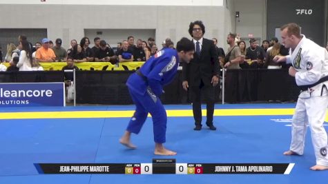Jean-Philippe Marotte vs Johnny J. Tama Apolinario 2025 World Master IBJJF Jiu-Jitsu Championship