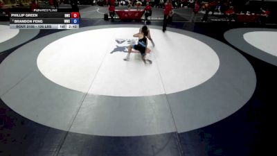 126 lbs Cons. Rd Of 16 - Phillip Green, Dethrone Wrestling Club vs Brandon Feng, Warhead Wrestling Club