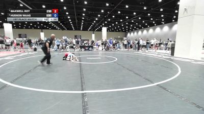 58-63 lbs 1st Place Match - Maxwell Roy, Standfast Wrestling vs Hudson Waag, Keystone Kids Wrestling Club