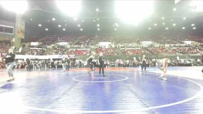 74 lbs Cons. Semi - Clayton Hoffman, Mine Yard Dogs Wrestling Club vs Cameron Bramlet, Casper Wrestling Club