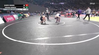 6A Boys 215 lbs Champ. Round 2 - Kitiona Shinkle, West Salem Boys vs Joseph Heindel, South Eugene Boys