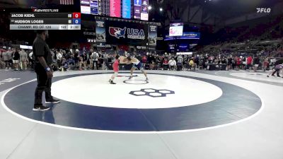 144 lbs Champ. Rd Of 128 - Jacob Kiehl, OH vs Hudson Loges, NE