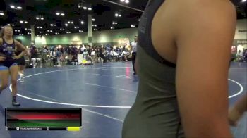 140 lbs Round 4 (6 Team) - Gabriella Perez, SOWA vs Harlie Velarde, Wyoming