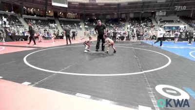 40 lbs Semifinal - Rory Rice, Coweta Tiger Wrestling vs Riley Tarwater, Eufaula Ironheads Wrestling Club