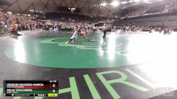 3A 170 lbs Champ. Round 2 - Joaquin Saucedo-Marcial, Thomas Jefferson vs Micah Policarpio, Chief Sealth