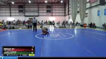 113 lbs Round 3 (8 Team) - James Campos, BEASTWORKS WC vs Bentley Sly, RAW COMBAT