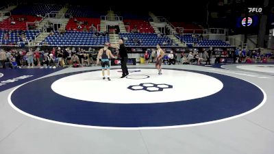 120 lbs Cons. Sub-rd Of 16 - Matthew Brock, TX vs Max Millage, IA
