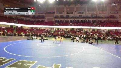 100 lbs 5th Place Match - Nevaeh Cole, Middleton vs Aliayha Torres, Middleton