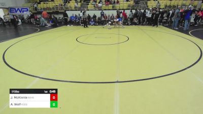 170 lbs Consolation - Jade McKinnie, Broken Arrow Girls HS vs Alexa Wolf, Rogers High School Girls