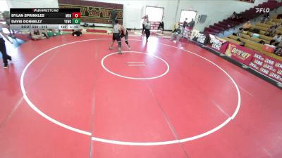 215 lbs Round 2 - Davis Donnelly, Yucaipa Thunder Wrestling Club vs Dylan Sprinkles, Simi Valley