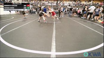 67 lbs Consolation - Emersyn Carlton, Duncan Demon Wrestling vs Takoda Owen, ARDMORE TAKEDOWN CLUB