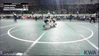 80 lbs Consi Of 8 #2 - Cooper Johnson, Oklahoma Phantom Wrestling Club vs Cooper Howell, Viking Wrestling Club