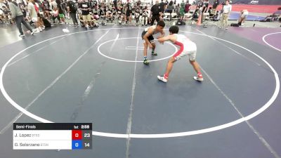 150 lbs Semifinal - Jasson Lopez, Beat The Streets DC vs Orlin Solorzano, Beat The Streets Newark