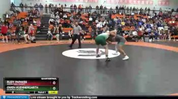 195 lbs Quarterfinal - Rudy Papakee, South Tama County vs Owen Huehnergarth, Beckman Catholic