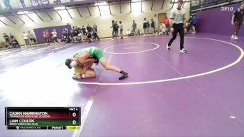 132 lbs Cons. Round 4 - Caden Harrington, Terminator Wrestling Academy vs Liam Coultis, Derby Wrestling Club