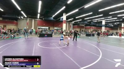 67 lbs Round 3 - Jayden Alcantara, Silverback Wrestling Forth Worth vs Mason Horne, Texas Eagle Wrestling Academy