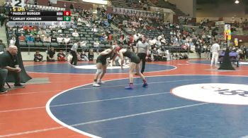 5A 115 lbs Cons. Semi - Paisley Burger, Mena vs Carley Johnson, VAN BUREN HIGH SCHOOL