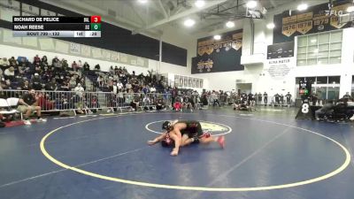 132 lbs Cons. Round 3 - Noah Reese, San Clemente vs Richard De Felice, Bishop Alemany