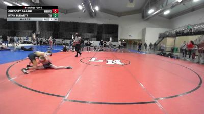 101 lbs Final - Gregory Parani, Warhawks Wrestling Black vs Ryan Blewett, Triumph Trained Blue