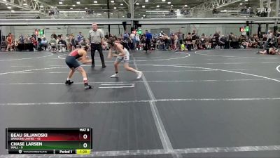 88 lbs Semis (4 Team) - Chase Larsen, Wall vs Beau Siljanoski, Dragons United