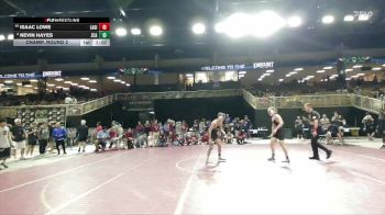 144 lbs Champ. Round 2 - Isaac Lowe, Lake Gibson vs Nevin Hayes, Zephyrhills Christian