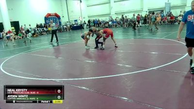 120 lbs Round 7 (8 Team) - Ayden Wintz, Capitian Nebraska (A Team) vs Neal Krysty, S.E.O. Wrestling Club- Blue