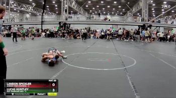 80 lbs Round 6 (8 Team) - Landon Spickler, Junior Terps Express vs Lucas Huntley, Mat Warriors Red