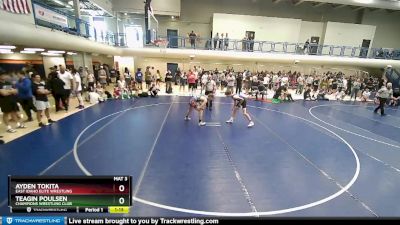 120 lbs Quarterfinal - Teagin Poulsen, Champions Wrestling Club vs Ayden Tokita, East Idaho Elite Wrestling