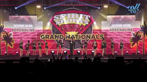 CheerForce Arizona - ADRENALINE [2024 L1 Senior - Small Day 1] 2024 Spirit Sports Grand Nationals
