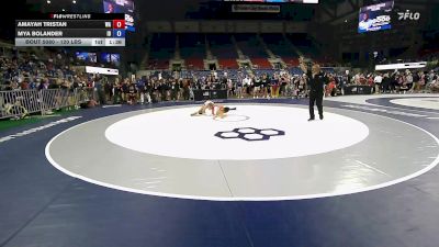 120 lbs Champ. Rd Of 128 - Amayah Tristan, WA vs Mya Bolander, ID
