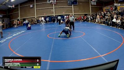 184 lbs Quarterfinal - Thomas Stadel, Embry-Riddle (Ariz.) vs Maximus Zamora, Menlo