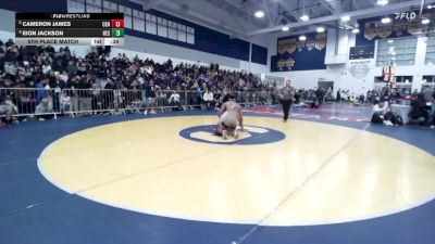 138 lbs 5th Place Match - Cameron James, Centennial (Corona) vs Eion Jackson, Hesperia
