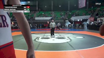 1-5A 138 Champ. Round 1 - Kallie Mayfield, Weaver vs Abigail Battles, Ashville